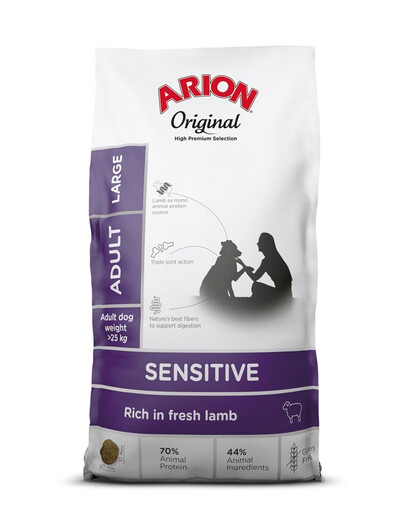 ARION Original Sensitive Adult Large dla psów ras dużych z jagnięciną 12 kg