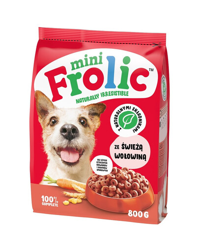 Mini Naturally Irresistible 800 g półwilgotna karma dla psów małych ras ze świeżą wołowiną