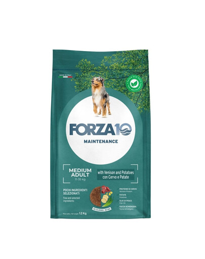 FORZA10 Medium Adult Maintenance Venison Potato 12 kg sucha karma dla psów średnich ras