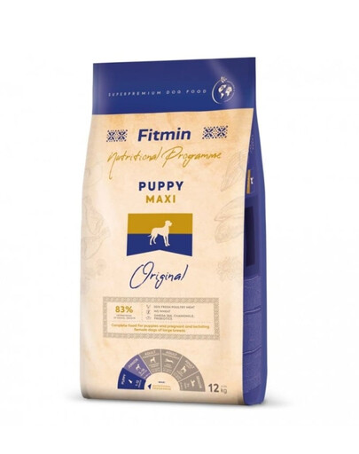 FITMIN Original maxi puppy karma dla szczeniąt ras dużych 12 kg