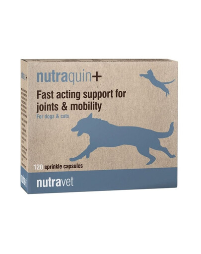 NUTRAVET Nutraquin+ Joint and Mobility Dog and Cat 120 kapsułek na stawy