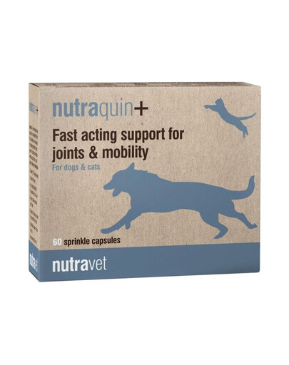 NUTRAVET Nutraquin+ Joint and Mobility Dog and Cat 60 kapsułek na stawy