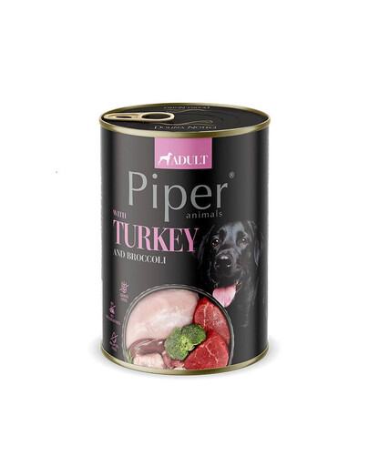 DOLINA NOTECI PIPER Turkey and Broccoli 400 g z indykiem i brokułem dla psa