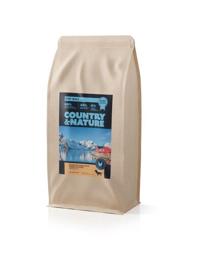 COUNTRY&NATURE Oceanic White Fish Recipe for Dogs 9 kg