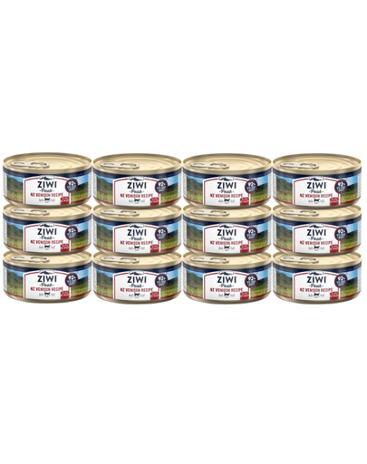 ZIWIPEAK Cat Venison Dziczyzna, 12x85 g - mokra karma dla kotów