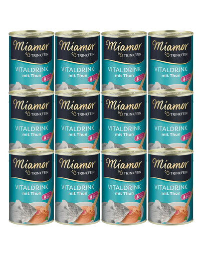 MIAMOR Trinkfein VitalDrink 12x135 g Zupa z tuńczykiem dla kota