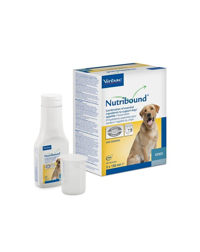 VIRBAC Nutribound Dog dla psów w okresie rekonwalescencji 3x150ml
