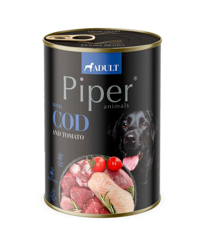 DOLINA NOTECI PIPER z dorszem i pomidorem 400 g mokra karma dla psa