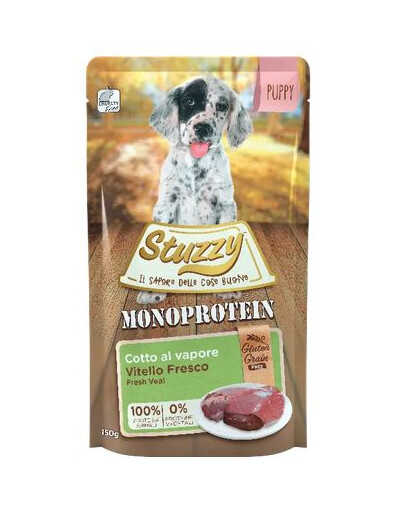 Stuzzy Dog Monoprotein Puppy 150 g - hipoalergiczna karma mokra dla szczeniąt cielęcina 150g