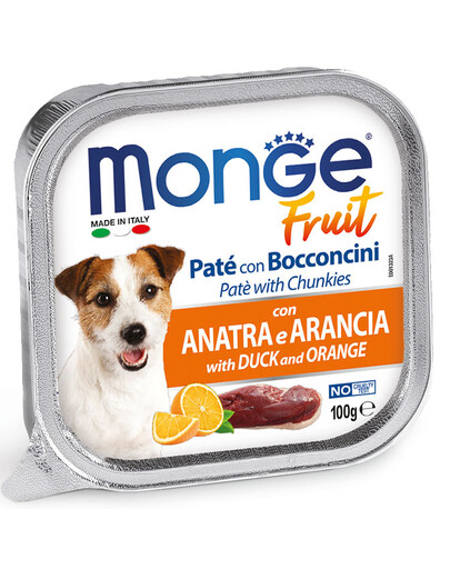MONGE FRUIT, 100 g - karma dla psów, 100 g