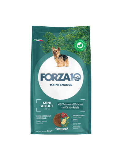 FORZA 10 Mini Maintenance 2 kg karma sucha dla psów małych ras Jeleń z ziemniakami