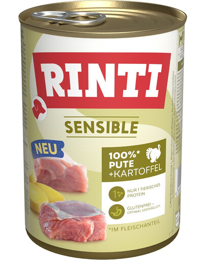 Rinti Sensible 400 g Indyk z Ziemniakami