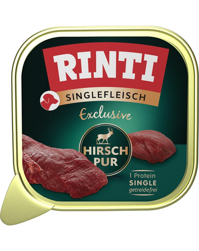 RINTI Singlefleisch Exclusive Venison Pure Dziczyzna 150 g monobiałkowa karma dla dorosłych psów