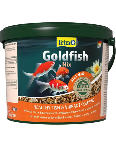 TETRA Pond Goldfish Mix kompletny pokarm dla wszystkich gatunków karpia złocistego 10 L
