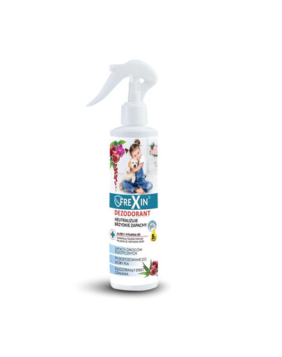 FREXIN Dezodorant neutralizuje brzydkie zapachy 200g granat i aloes