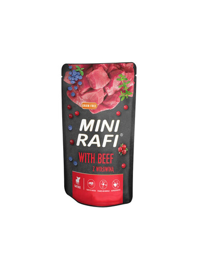 RAFI Mini Wołowina 150 g karma mokra dla psów małych ras