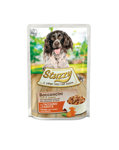 Stuzzy Dog 100 g - karma mokra dla psa z indykiem i marchewką w sosie 100g