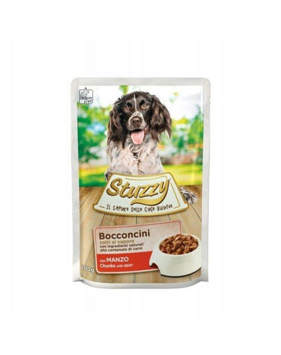 Stuzzy Dog 100 g - karma mokra dla psów z wołowiną w sosie 100g