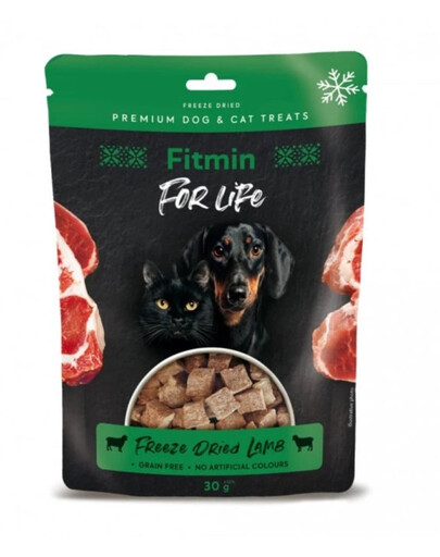 For Life Freeze dried lamb 30 g liofilizowany przysmak z jagnięciny dla psów i kotów