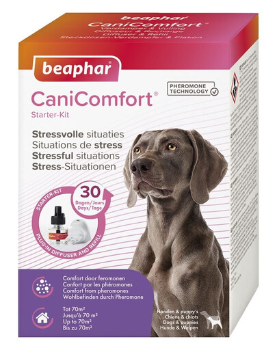 BEAPHAR CaniComfort Diffuser z zawartością feromonów dla psów 48ml