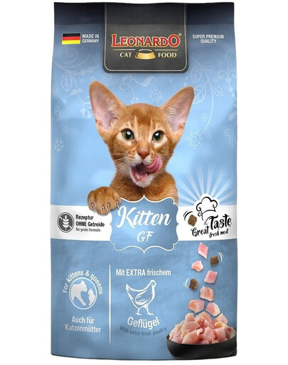 LEONARDO Kitten GF bezzbożowa sucha karma dla kociąt 300 g