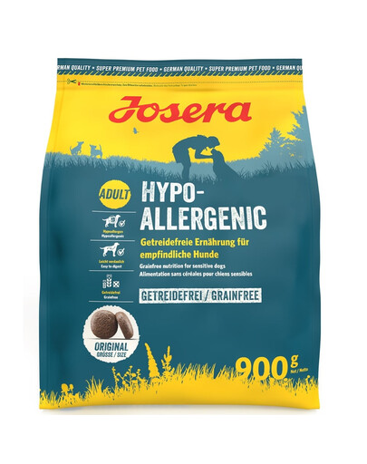 JOSERA Hypoallergenic sucha bezzbożowa karma dla wrażliwych psów 900 g