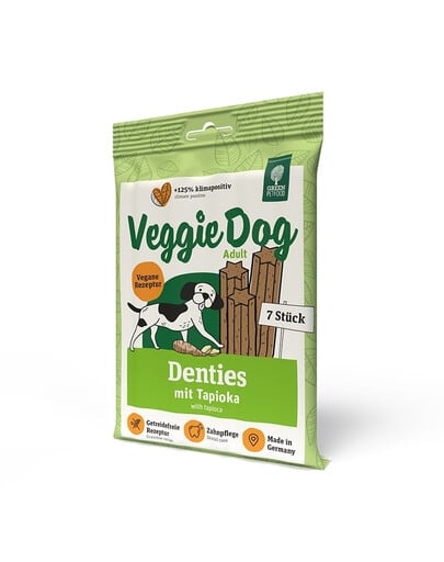 GREEN PETFOOD VeggieDog Denties 180g gryzak wegański dla psów