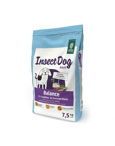 GREEN PETFOOD InsectDog Balance 7,5kg sucha karma dla dorosłych psów