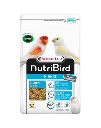 VERSELE-LAGA NutriBird Rearing Food Bianco pokarm jajeczny dla białych ptaków 1kg