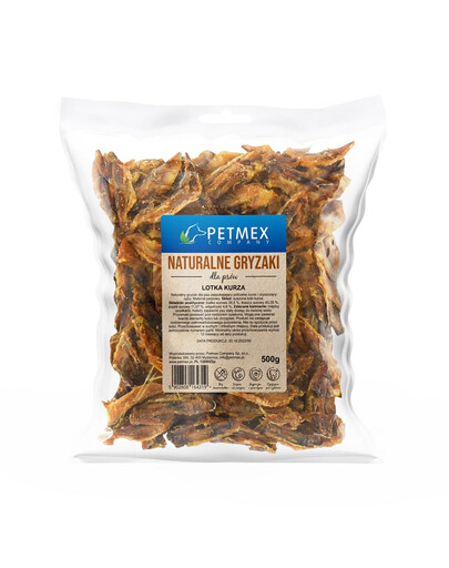 PETMEX Naturalne gryzaki Lotka kurza 500g