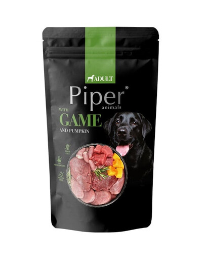 PIPER Dziczyzna z dynią Mokra karma dla dorosłych psów 150 g