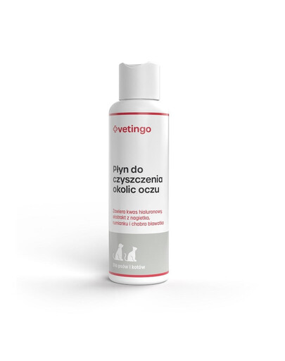 VETINGO Płyn do czyszczenia okolic oczu 100 ml dla psa i kota