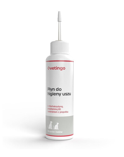 VETINGO Płyn do higieny uszu 100 ml dla psa i kota
