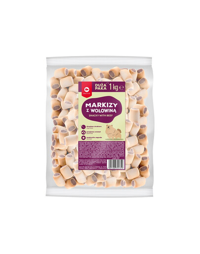 MACED Markizy wołowe 1 kg - przysmak dla psów, 1kg