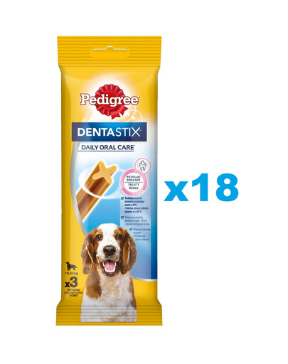 PEDIGREE Dentastix Średnie Rasy 54szt. - przysmak dentystyczny dla psów