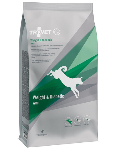 TROVET Weight Diabetic WRD 12,5 kg sucha karma dla psów