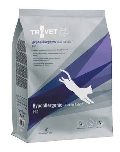 TROVET Hypoallergenic Rabbit RRD 2,5 kg sucha karma dla kota z mięsa królika