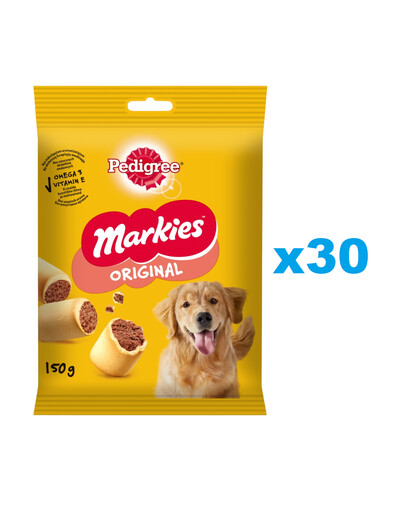 PEDIGREE Markies z kością szpikową 30x150 g - przysmak dla psów