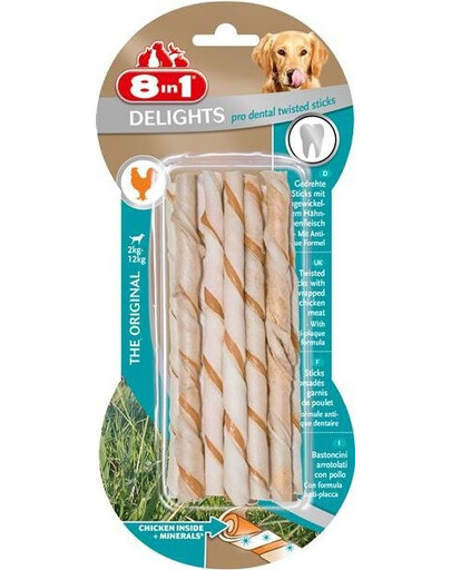 Przysmak 8in1 Delights Pro Dental Twisted Sticks 20 szt.
