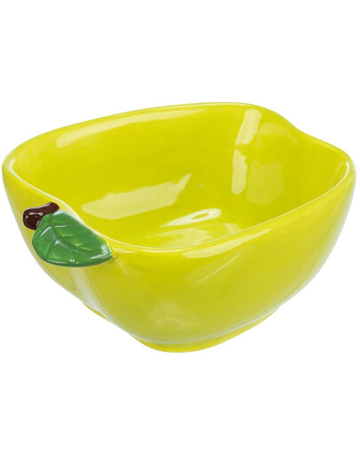 TRIXIE Ceramiczna miska dla gryzoni Jabłko 180 ml
