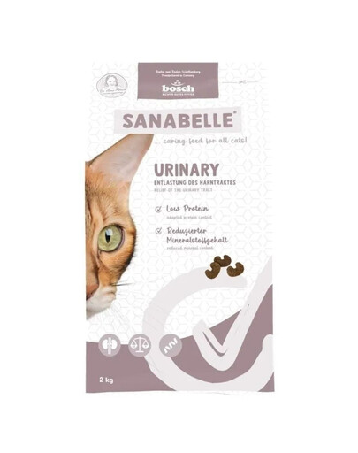 SANABELLE Urinary dla kotów z wrażliwym układem moczowym 2 kg