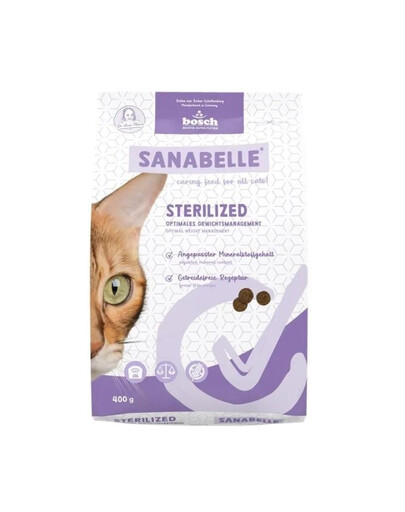 SANABELLE Sterilized dla kotów sterylizowanych 400 g