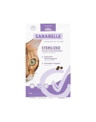 SANABELLE Sterilized dla kotów sterylizowanych 8 dkg