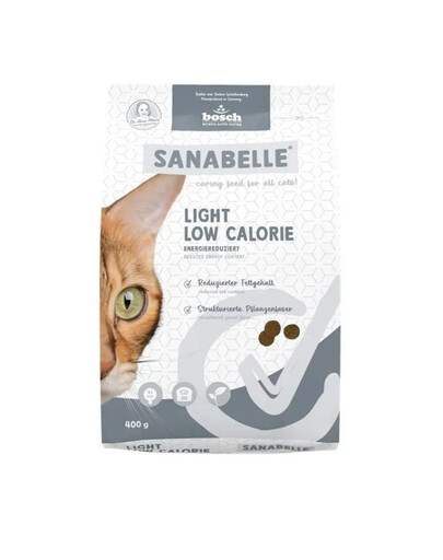 SANABELLE Light Low Calorie Wsparcie w kontroli masy ciała dla kotów 400 g