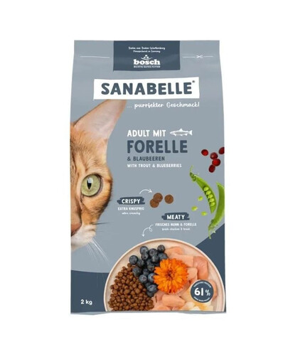 SANABELLE Adult Pstrąg dla dorosłych kotów 2 kg