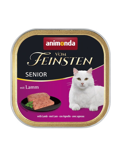 ANIMONDA Vom Feinsten Senior with Lamb 100 g mokra karma z jagnięciną dla starszych kotów