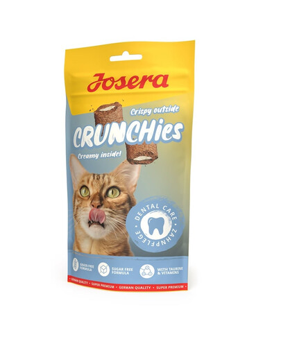 JOSERA Crunchies Dental Chrupiąca przekąska dla kotów na zęby 60 g
