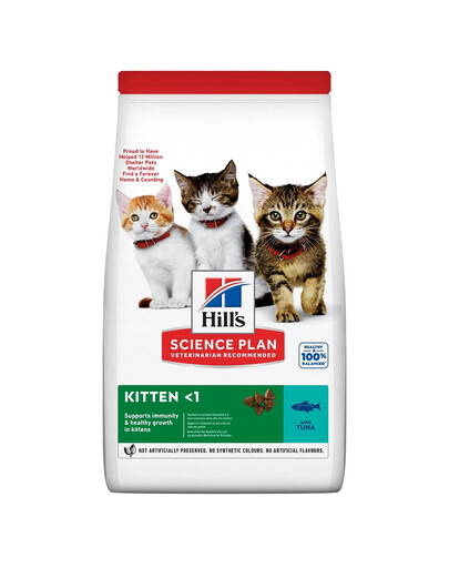 HILL'S Science Plan Kitten Tuna 7 kg sucha karma dla kociąt z tuńczykiem
