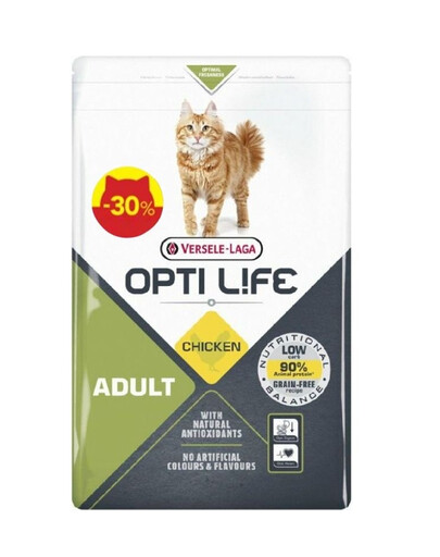 VERSELE-LAGA Opti Life Cat Adult Chicken 1kg -30% promo
