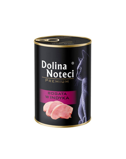 DOLINA NOTECI Premium Bogata w indyka 400 g mokra karma dla kota